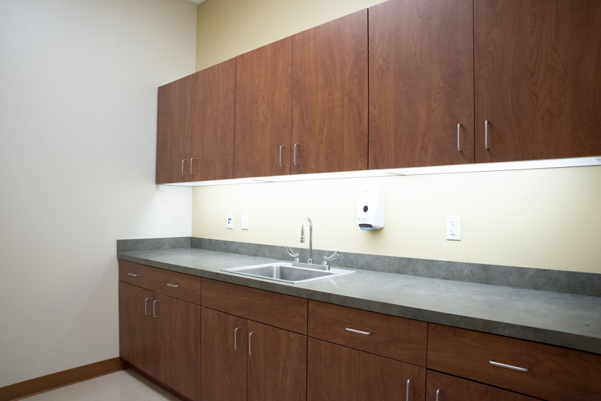 CareMount Medical exam room counters