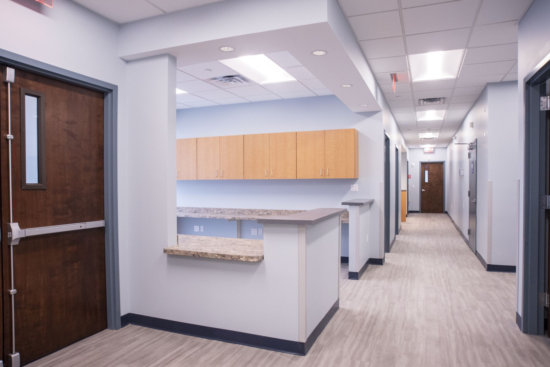 Premier Medical Group office space and hallway